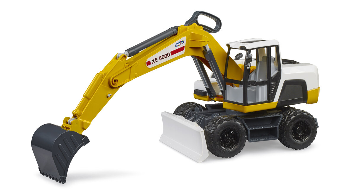 Bruder 03413 Bruder Mobilbagger Bruder, 03413, Bruder, Mobilbagger, Maschine, Rad, Bulldozer