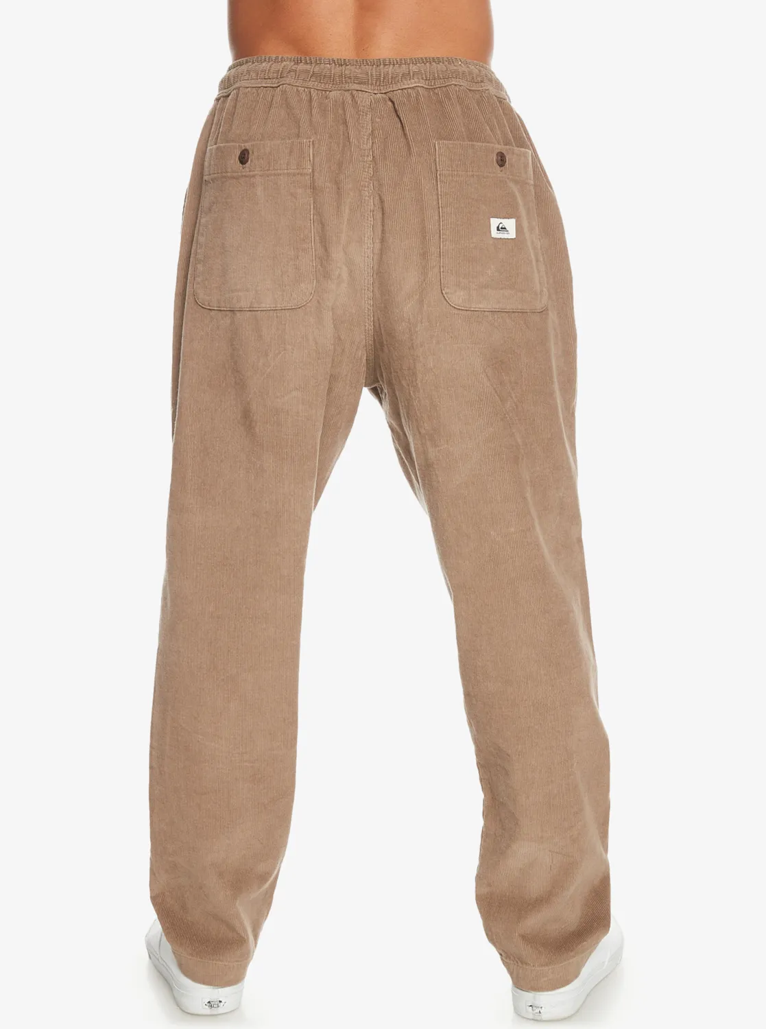Quiksilver Cord Beach Cruiser - Elastische Kordhose für Männer Braun GR. L