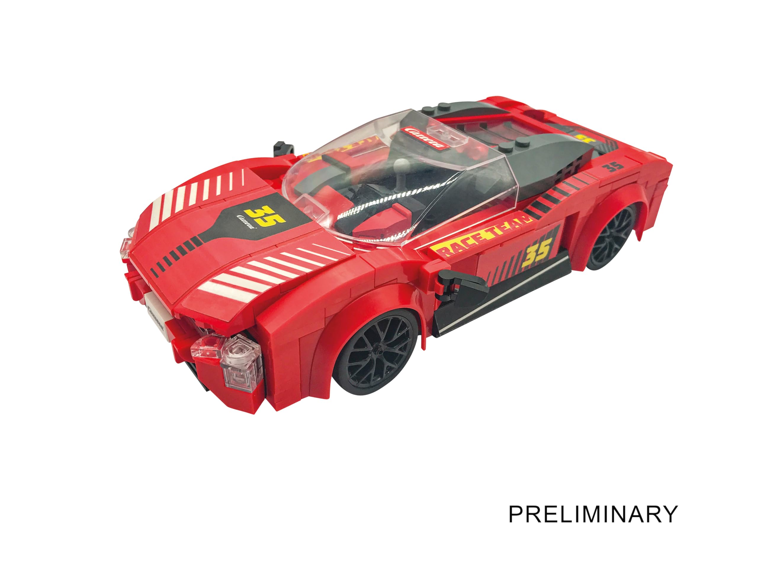 Carrera 370200010 RC Construction Racer mit 318 Bausteinen & 2,4GHz Gras, Pflanze, Auto, Transport, Fahrzeug