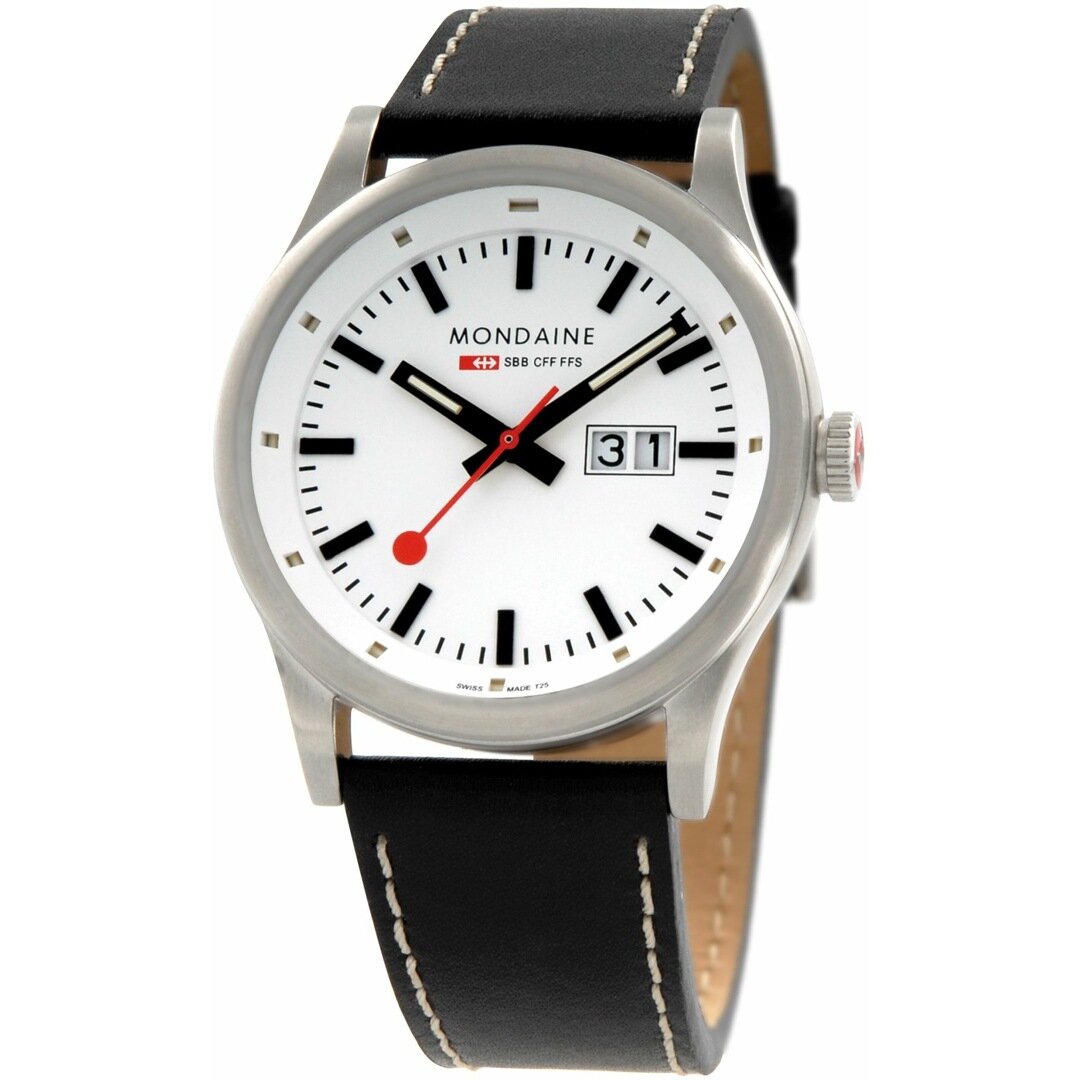 Mondaine, Sport, Night, Schwarz, Uhr, Armbanduhr, Arm, Körperteil, Person
