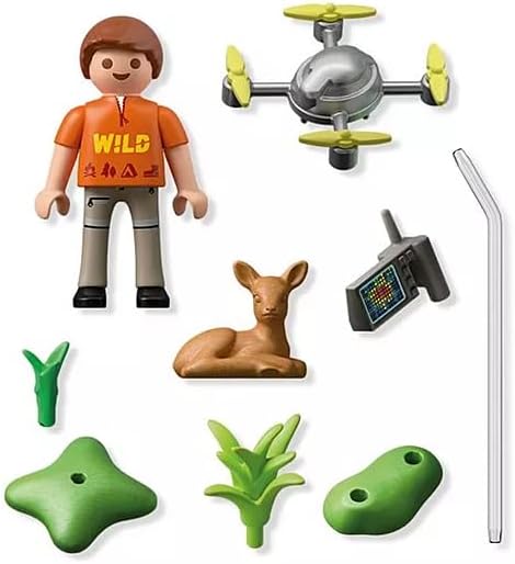 PLAYMOBIL 71880 Rehkitz-Rettung mit Drohne Tierliebe trifft Hightech