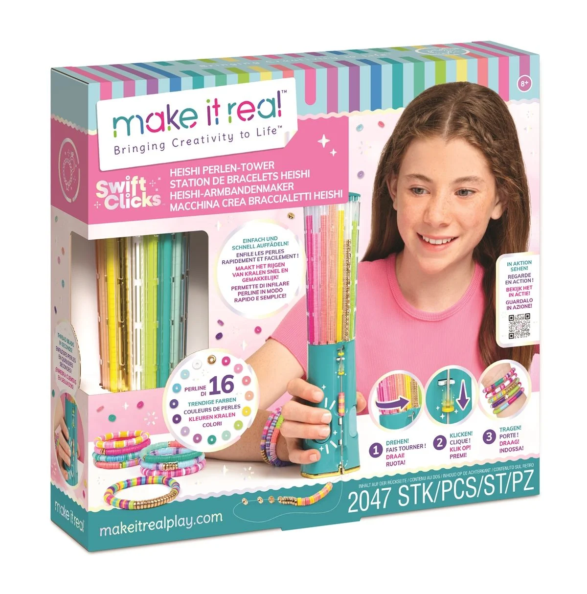 Make, it, real, Heishi, Perlen-Tower Make it real Heishi Perlen-Tower