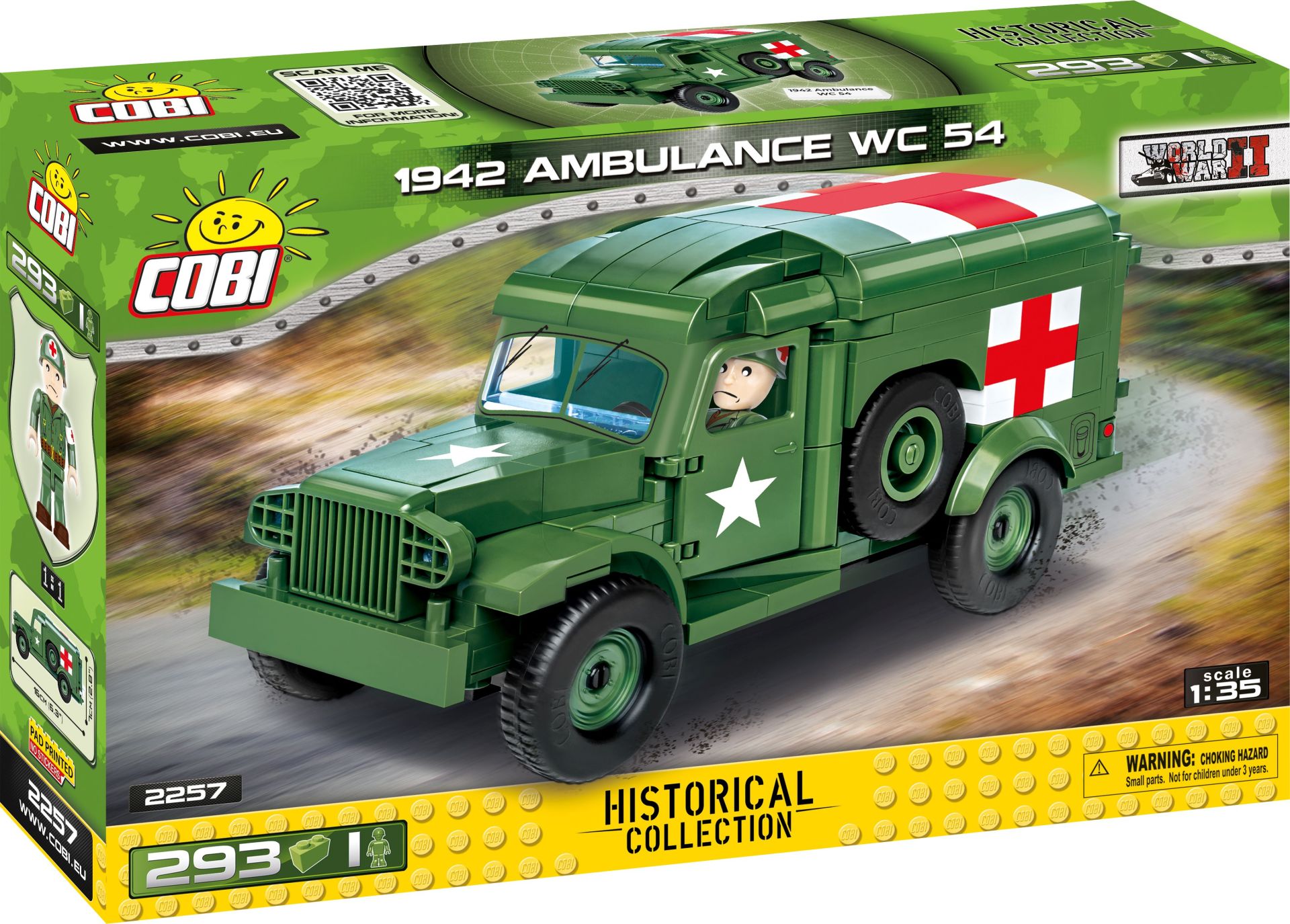 Cobi 2257 1942 Ambulance WC 54