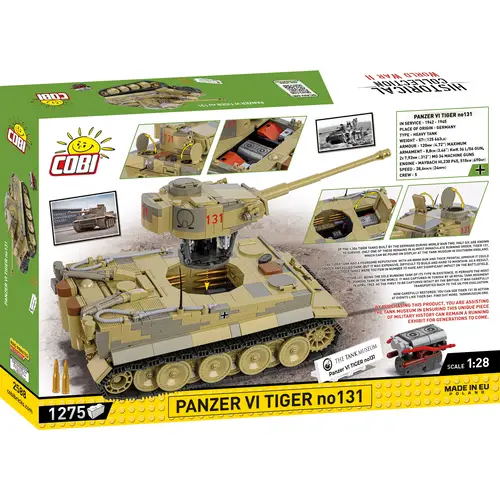 Cobi 2588 Panzer VI Tiger I no 131 The Tank Museum