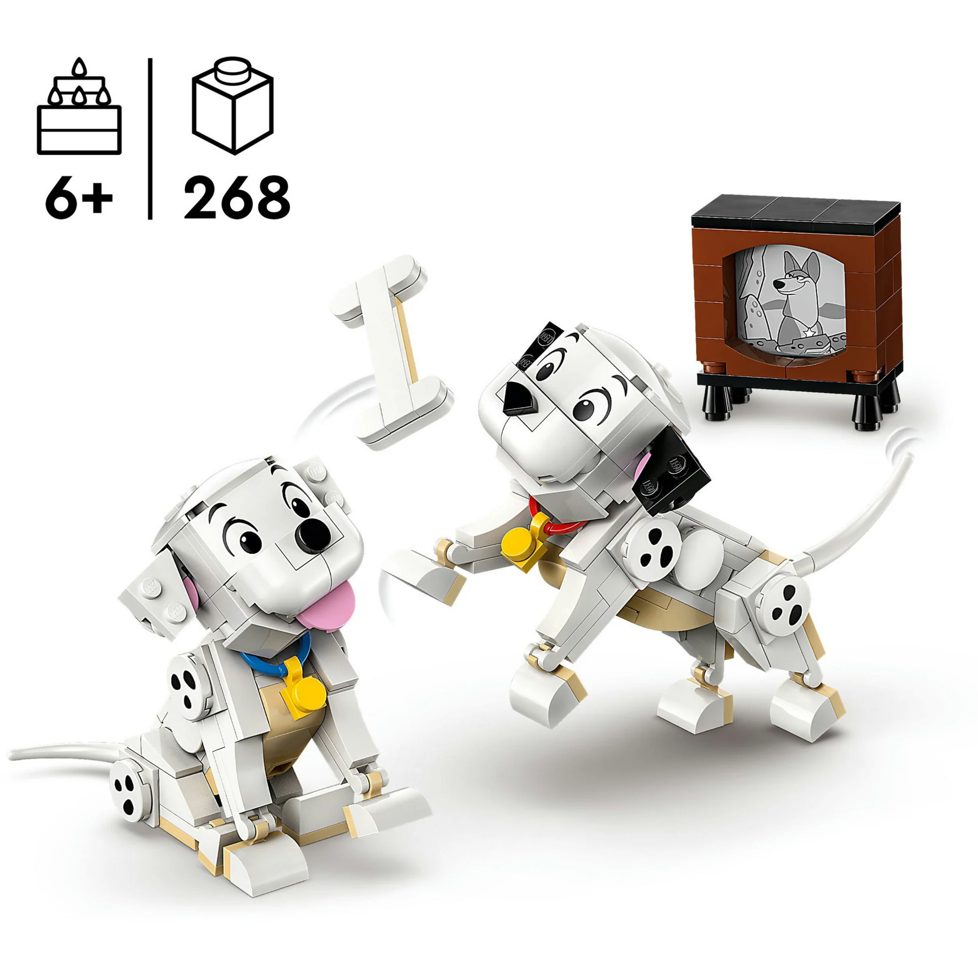 LEGO® Disney Classic 43271 Die Welpen Lucky und Penny aus 101 Dalmatiner