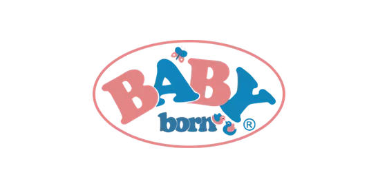 Logo der Baby Born Spielzeugpuppe Baby Born Logo