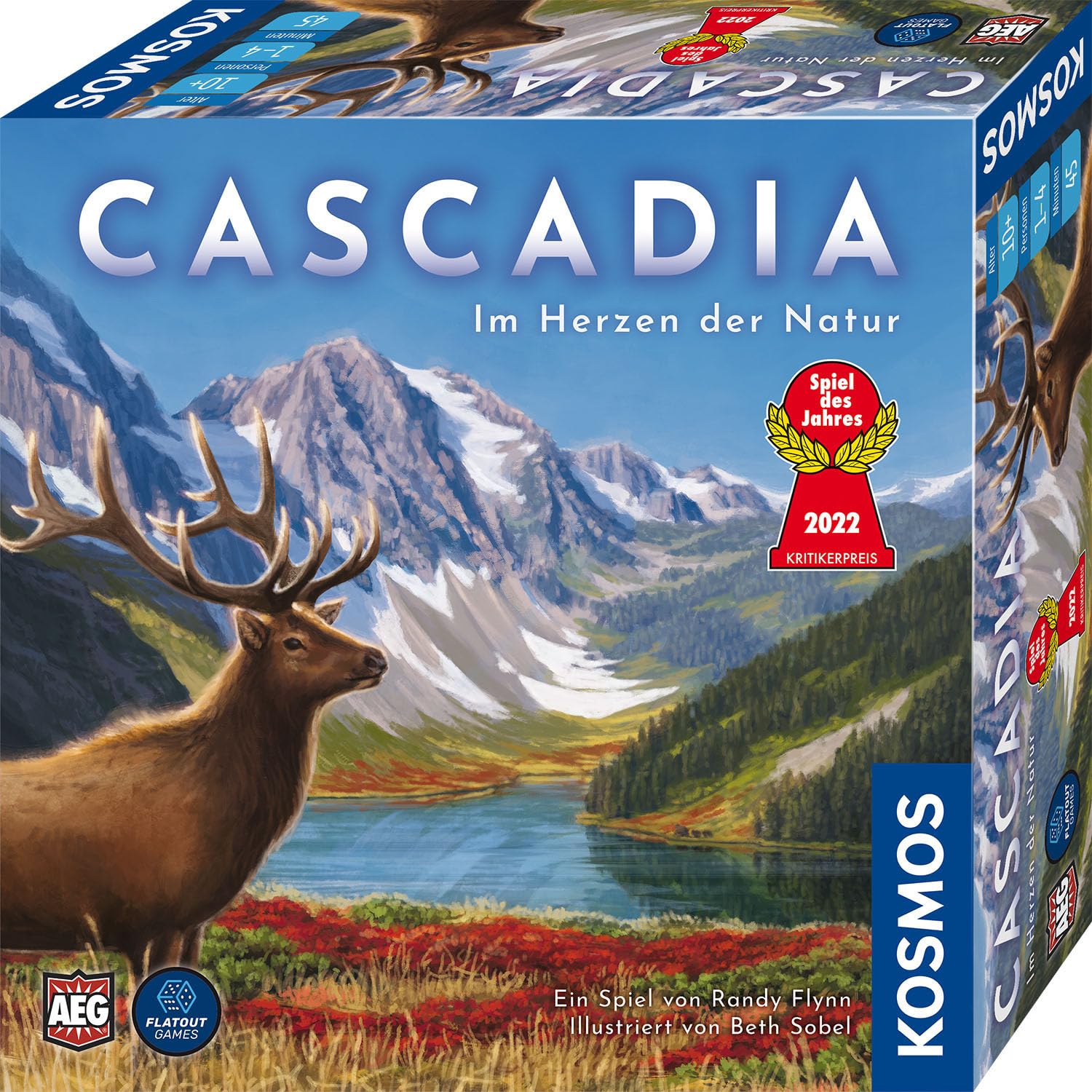 Kosmos Cascadia Im Herzen Der Natur Spiel Des Jahres 2022 682590 Tier, Hirsch, Säugetier, Tierwelt, Elch