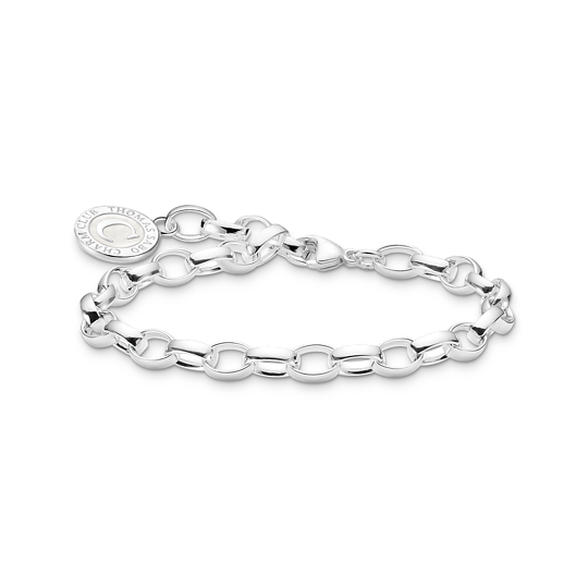 Thomas, Sabo, Armband, Charm-Club, Wh, Kaltemaille, Silber, Länge, 15, Cm, X0285-007-21, Zubehor, Armreif, Schmuck, Silber