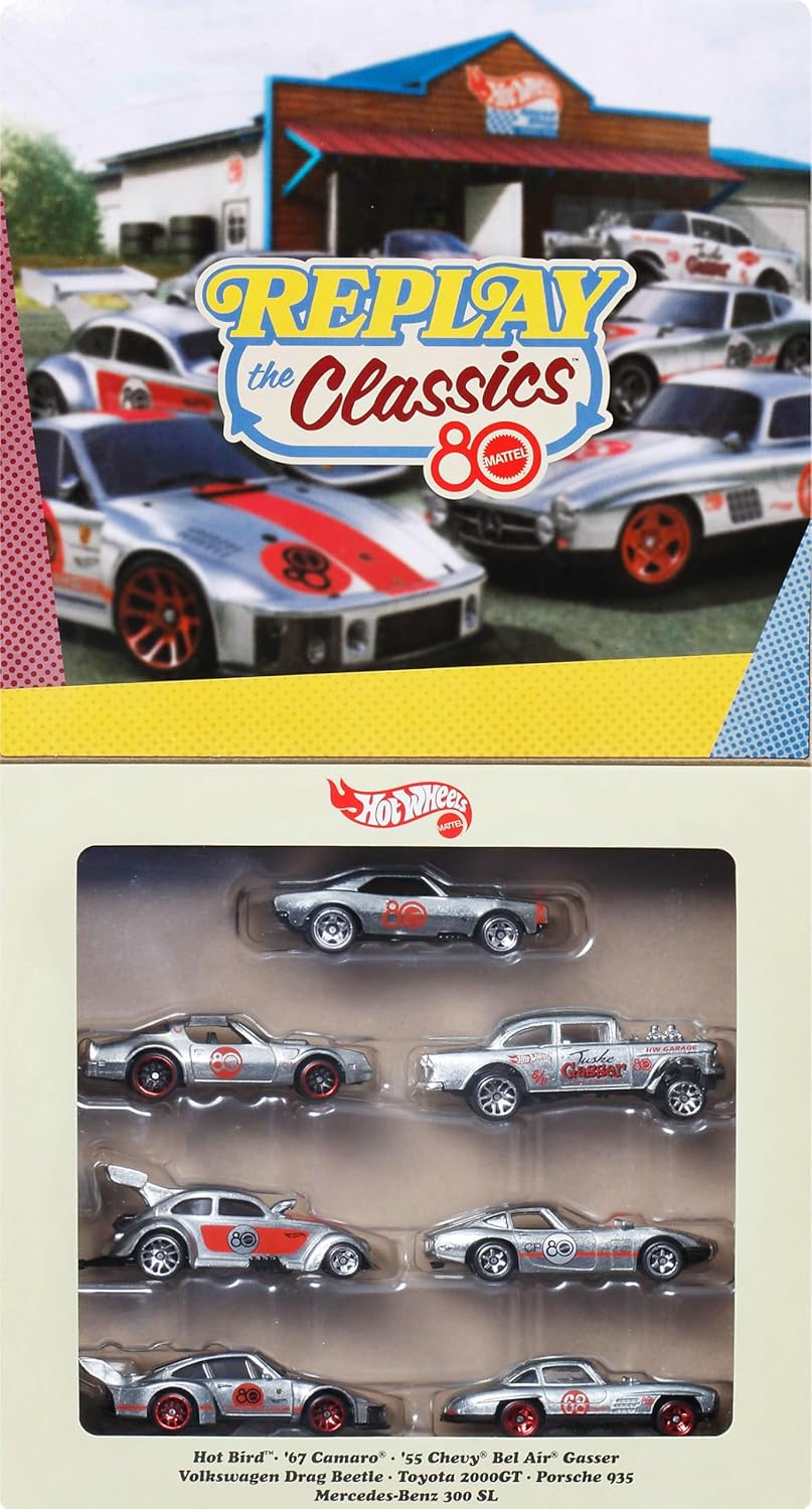 Hot, Wheels, Mattel, 80th, Anniversary, Silver, Series, sprach, Werbung, Rad, Leichtmetallfelge, Plakat Hot Wheels Mattel 80th Anniversary Silver Series