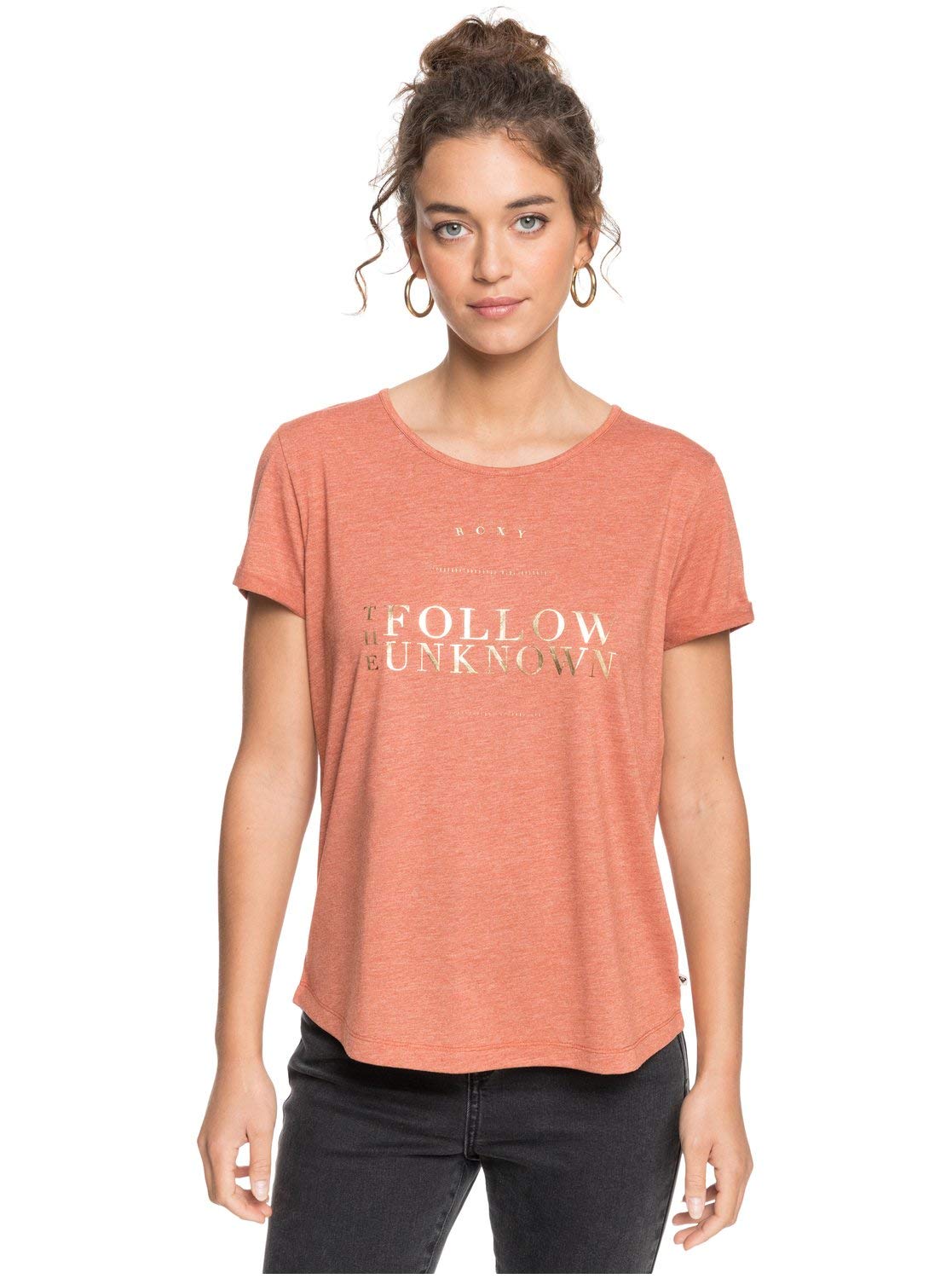 Roxy Call It Dreaming – Damen-T-Shirt in Coral GR. M