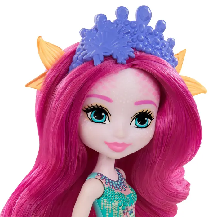 Enchantimals™ Ocean Kingdom™ Maura Mermaid™ & Glide™ Basic-Puppe – Sortiert. mit Tierfreund & Zubehör GYJ02