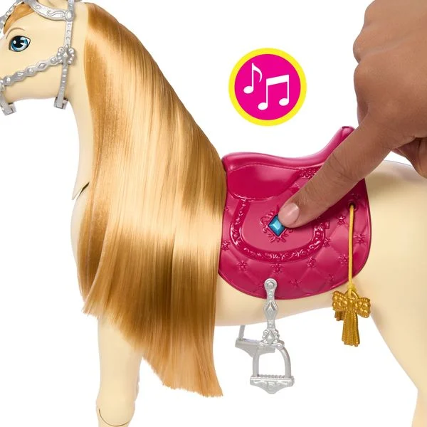 Barbie® Mysteries - Interaktives Pferd mit Geräuschen, Musik & Zubehör, HXJ42