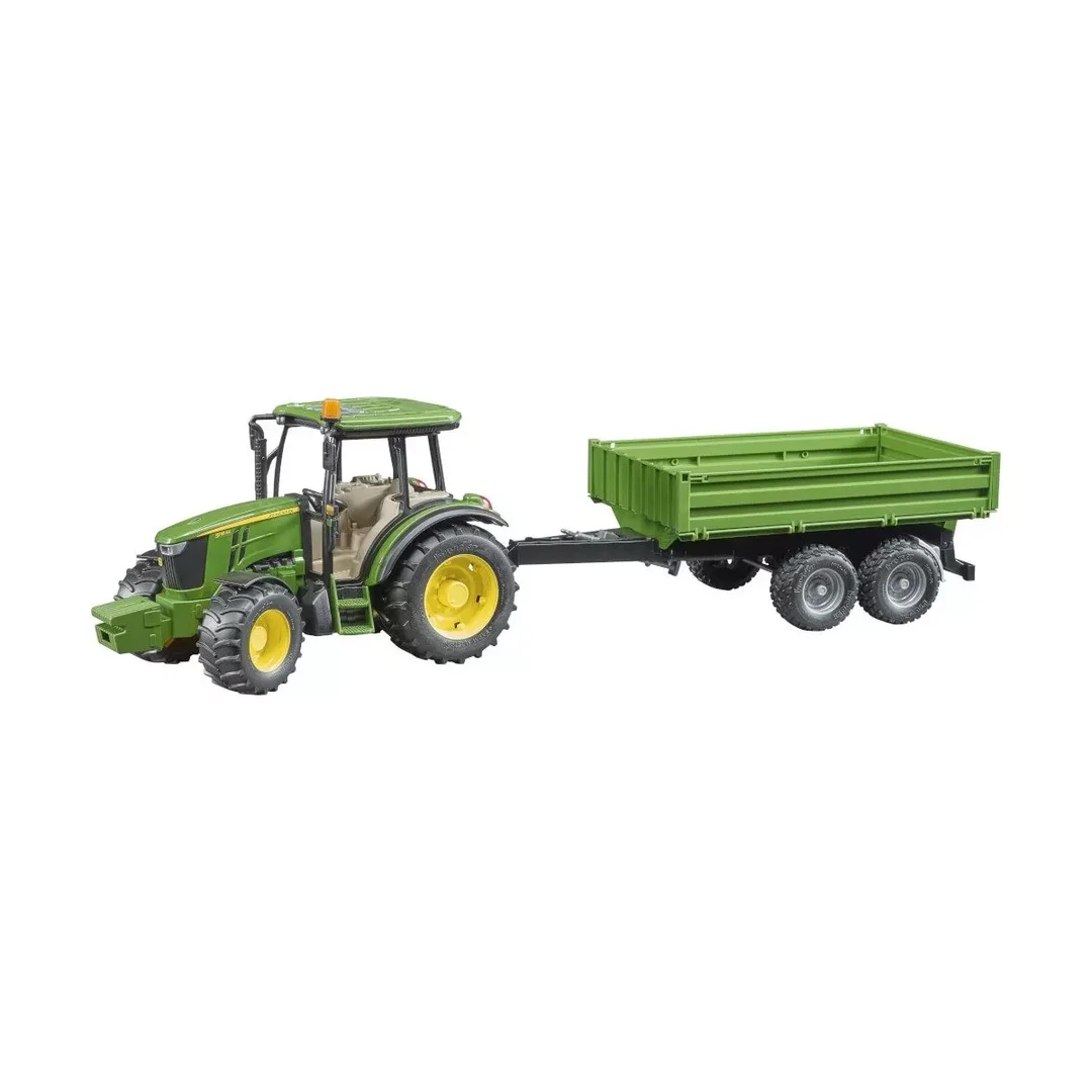 Bruder 02108 John Deere 5115M Mit Bordwandanhänger Bruder, 02108, John, Deere, 5115M, Mit, Bordwandanhänger