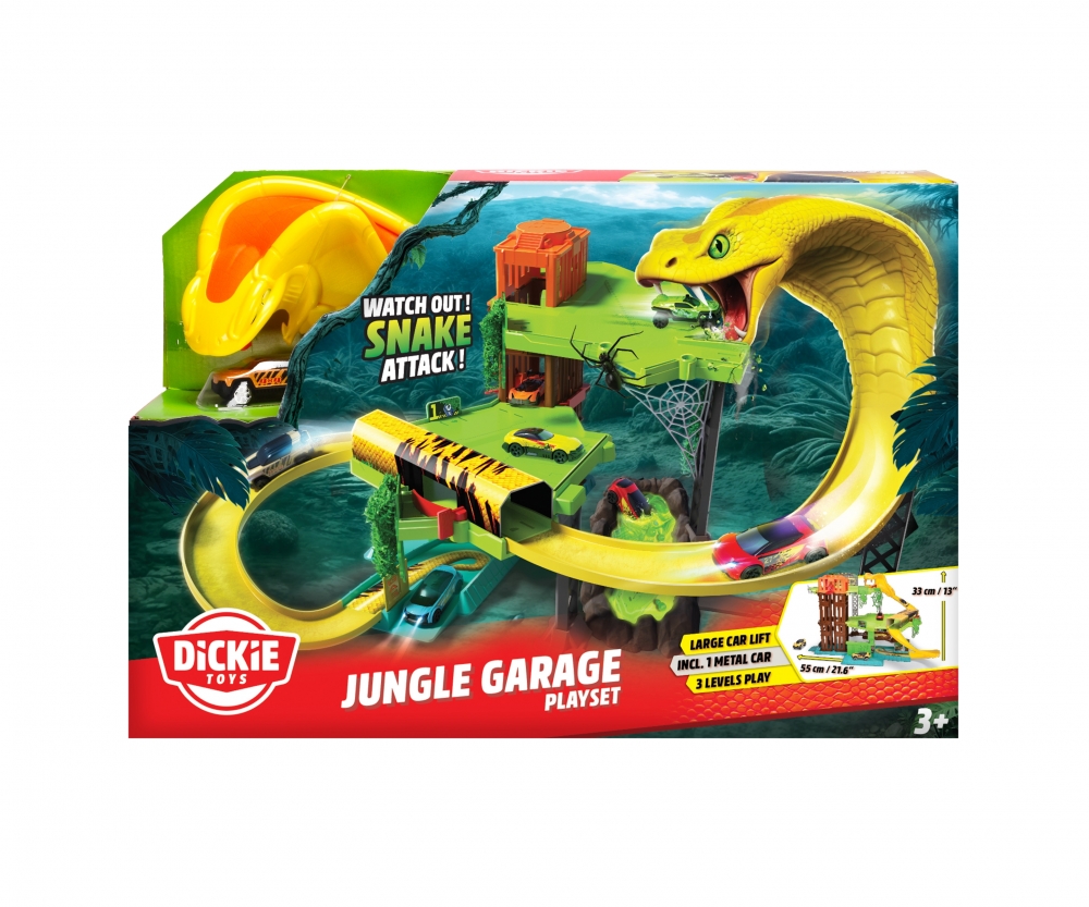 Dickie, Toys, Jungle, garage, 10005190