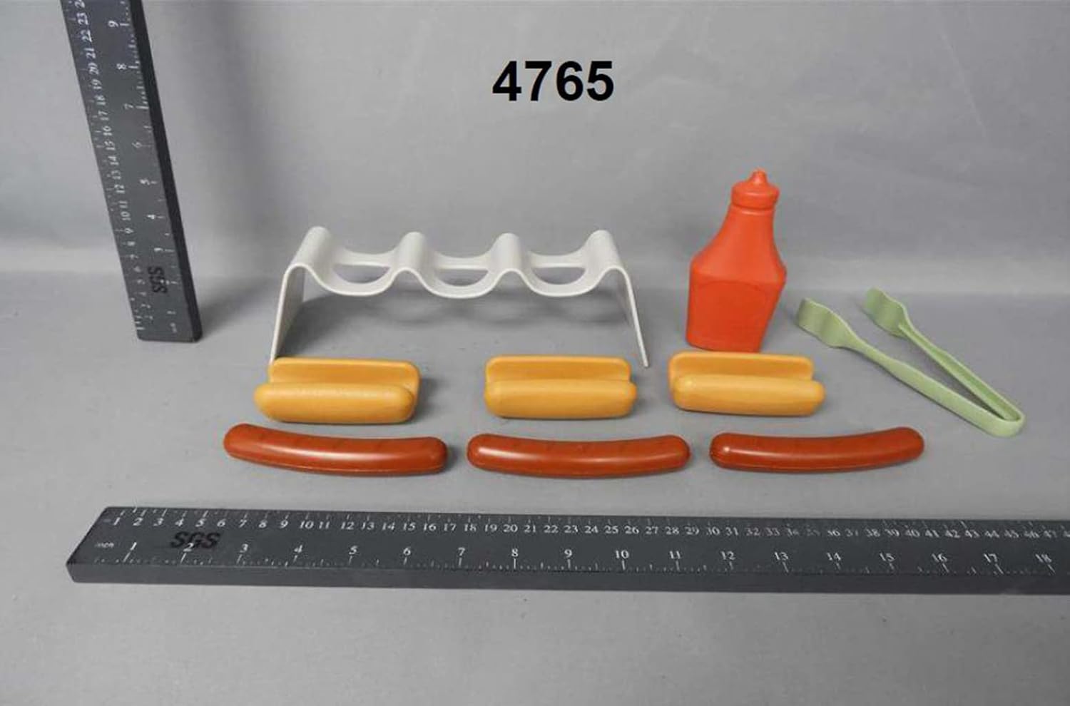 Dantoy 4765 GG Hotdog Set im Box - 9-teiliges Spielset für fantasievolle Grillpartys