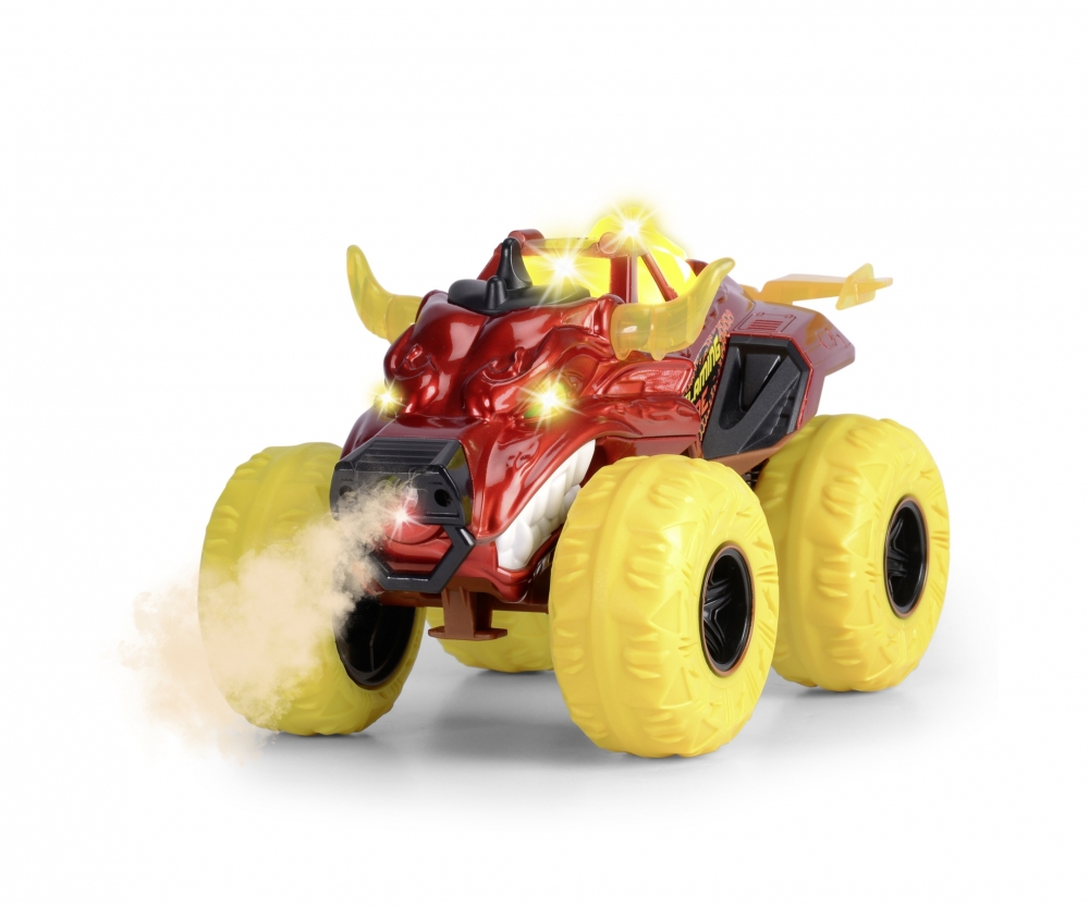 Dickie, Toys, Flaming, Fire, Monster, 10005190, Maschine, Rad, Buggy, Fahrzeug, Spielzeug