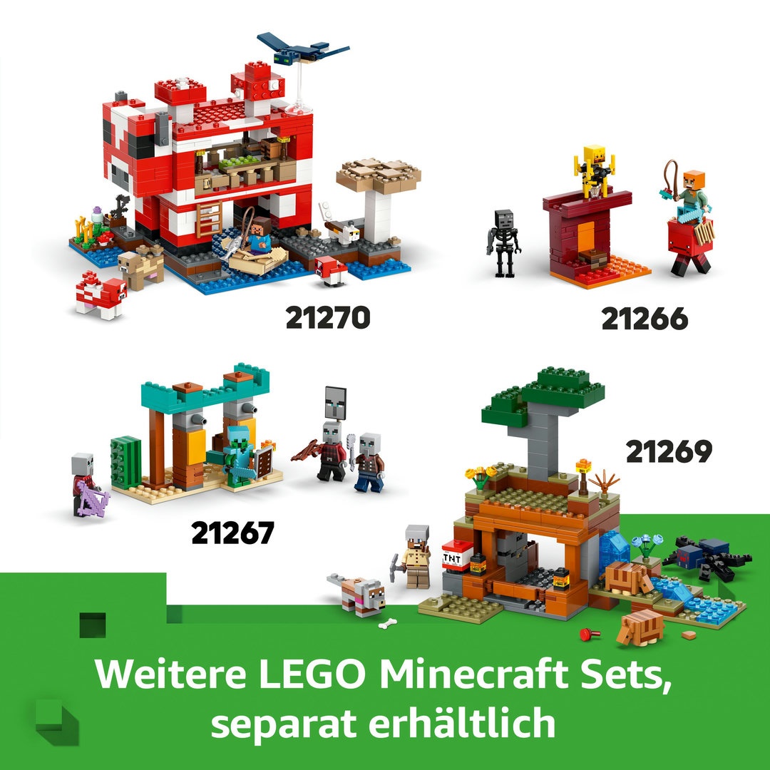 LEGO® Minecraft™  21267 Die Illager-Wüstenpatrouille