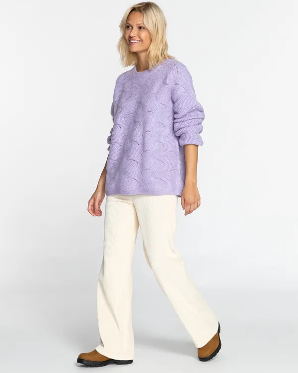 Billabong Pullover Damen Lila GR. L