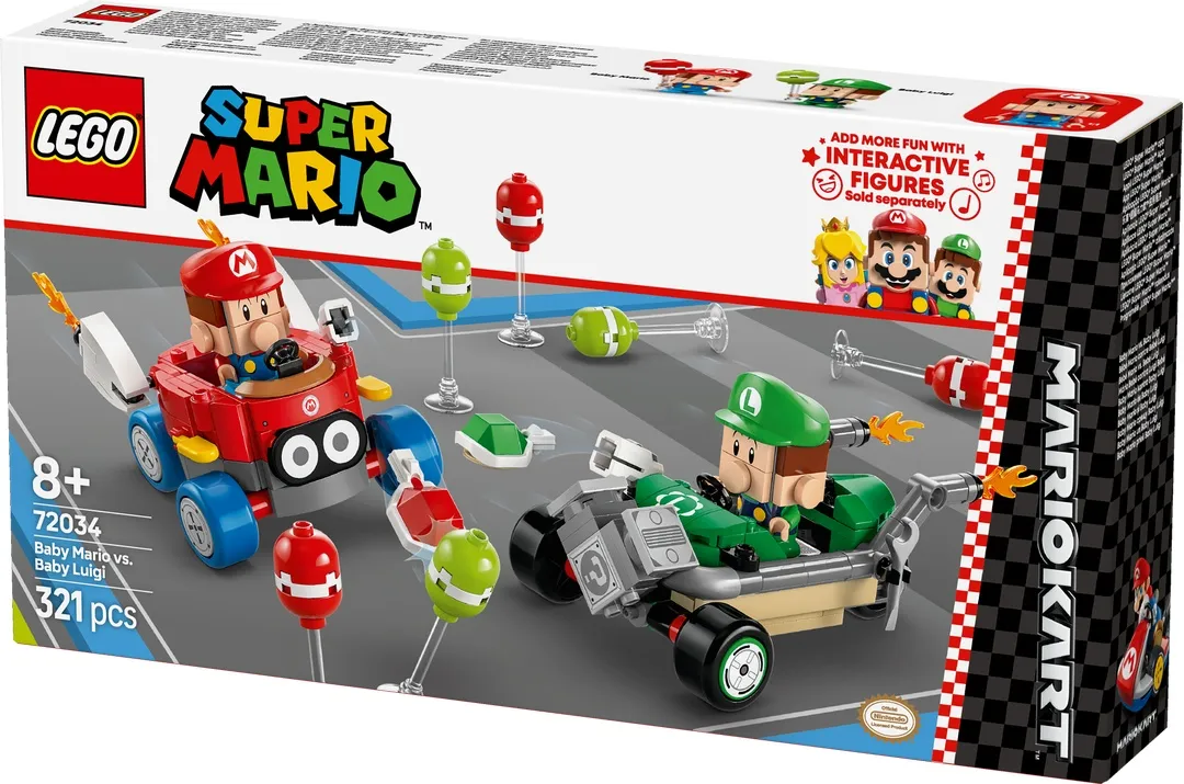 LEGO® Super Mario™ 72034 Baby Mario vs. Baby Luigi LEGO® Super Mario™ 72034 Baby Mario vs. Baby Luigi