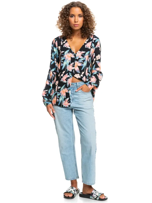 ROXY Soft Feminity - Langärmlige Bluse für Frauen GR. M