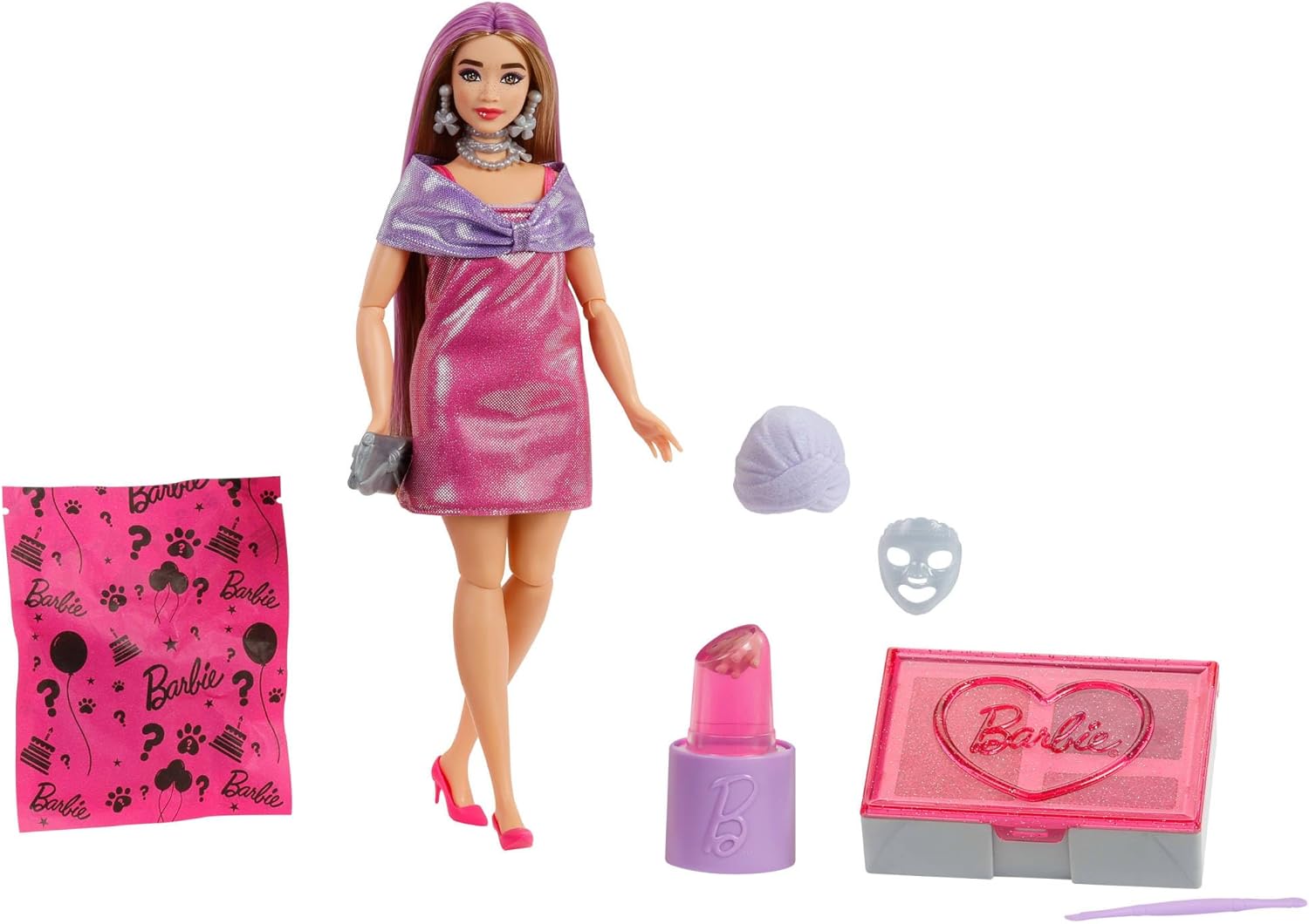 Barbie® Party Unboxed Glam Party Pink Curvy