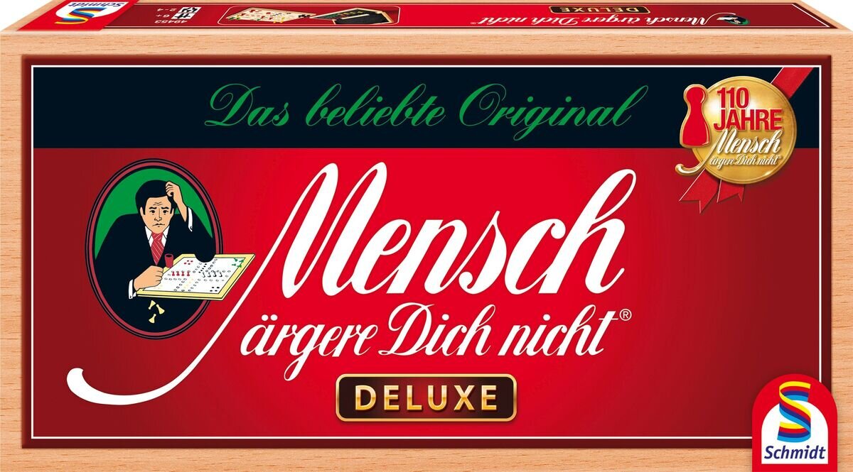 Mensch ärgere Dich nicht Deluxe Mensch, ärgere, Dich, nicht, Deluxe, Person, Gesicht, Kopf, Person, Gesicht, Kopf