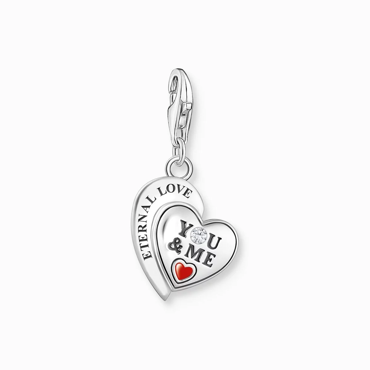 Thomas Sabo Anhänger Charm Club You&Me Herz Silber 2108 691 21