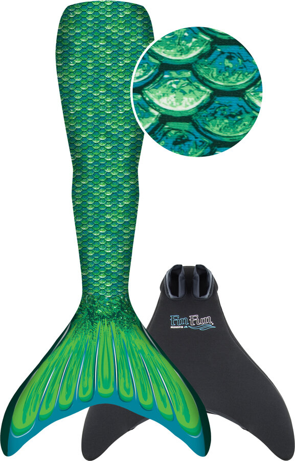Fin Fun Meerjungfrau Mermaidens grün, S/M