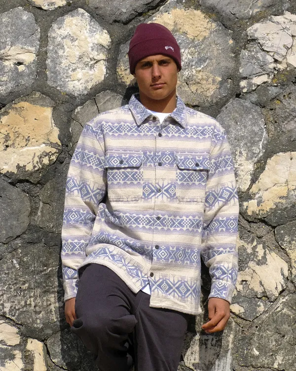 Billabong Hemd Lang Herren Flannel Braun GR. L