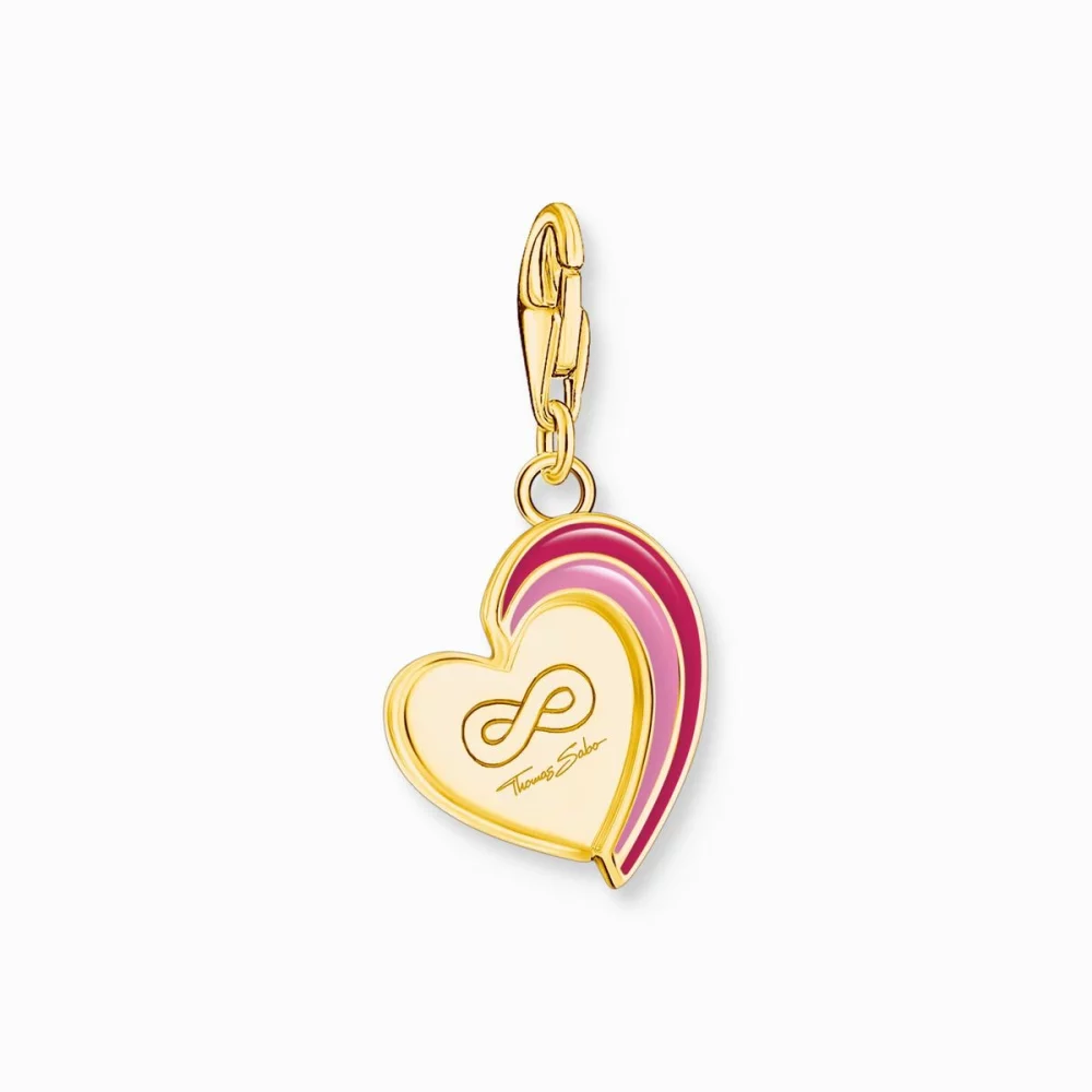 Thomas Sabo Anhänger Charm-Club Best Friends Herz Gold 2117-427-10