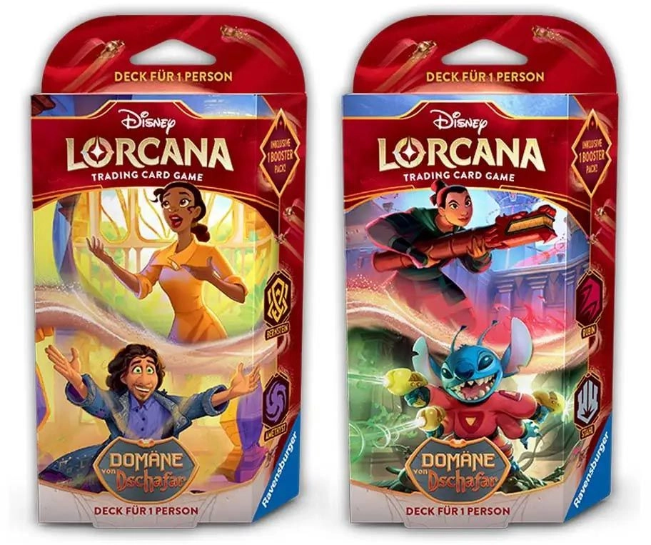 Disney Lorcana Trading Card Game: Set 8Display mit 8 Starter Decks (Deutsch)