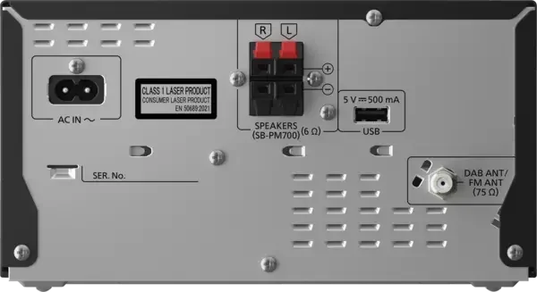 Panasonic SC-PM704EG Micro-Stereo-System Schwarz