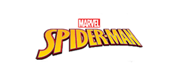 Spider‑Man Logo – stilisierte rote Spinne auf neutralem Hintergrund