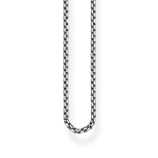 Thomas, Sabo, Kette, Sterling, Silvergeschwärzt, Länge, 60, Cm, Ke1106-637-12, Zubehor, Schmuck, Halskette, Kette