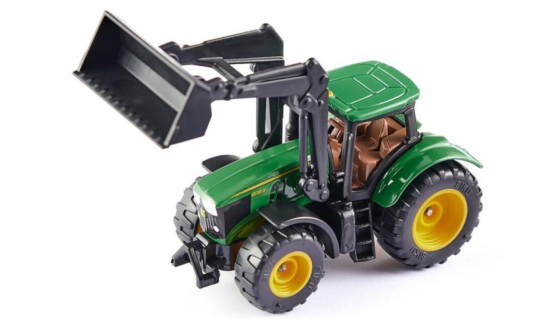 Siku John Deere Mit Frontlader Siku, John, Deere, Mit, Frontlader, Maschine, Rad, Rasenmäher, Pflanze, Werkzeug