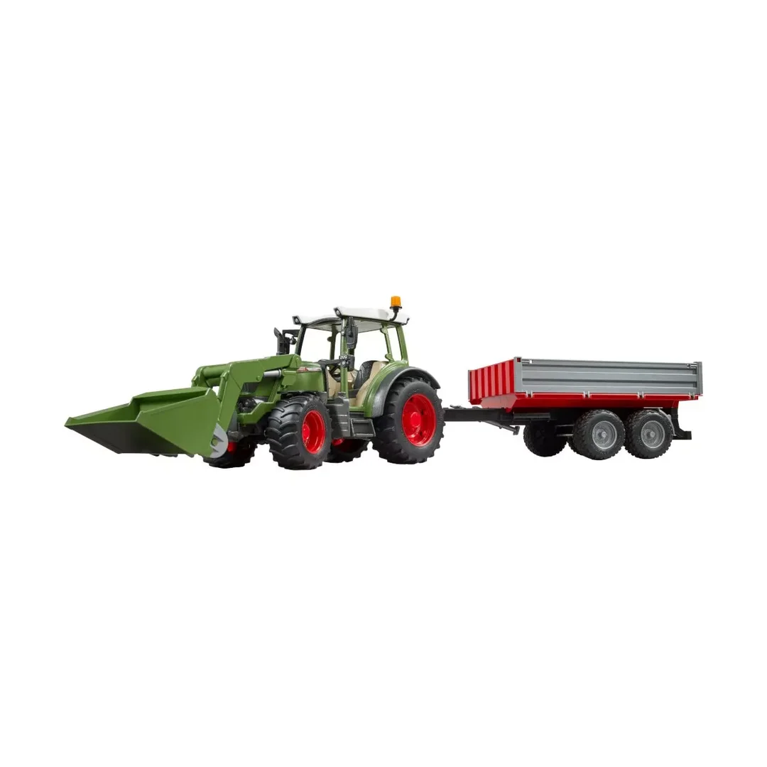 Bruder 02182 Fendt Vario 211 mit Frontlader und Bordwandanhänger Bruder 02182 Fendt Vario 211 mit Frontlader und Bordwandanhänger