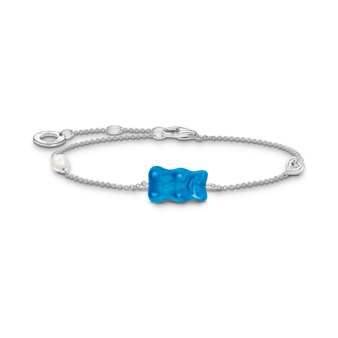 Thomas Sabo Armband Mit Haribo Goldbär Länge 19 Cm Blau Silber A2151-052-1-L19V