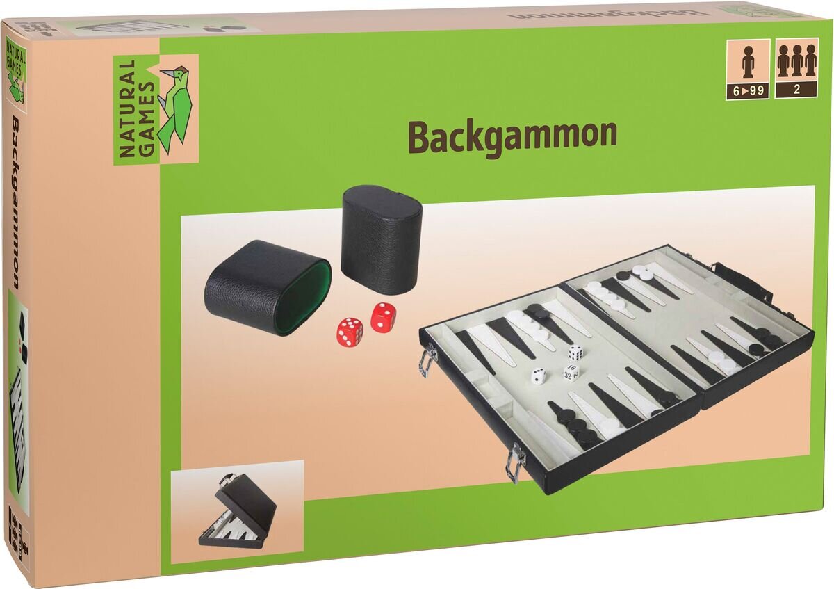 Natural Games Backgammon Kunstleder 47x37 cm Natural, Games, Backgammon, Kunstleder, 47x37, cm