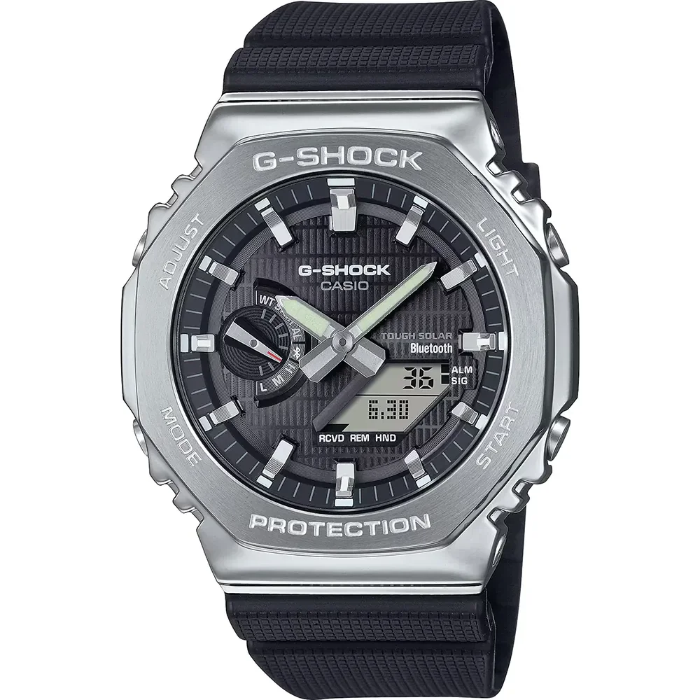 G-SHOCK GBM-2100A Classic Style Metal Covered Schwarz Uhr