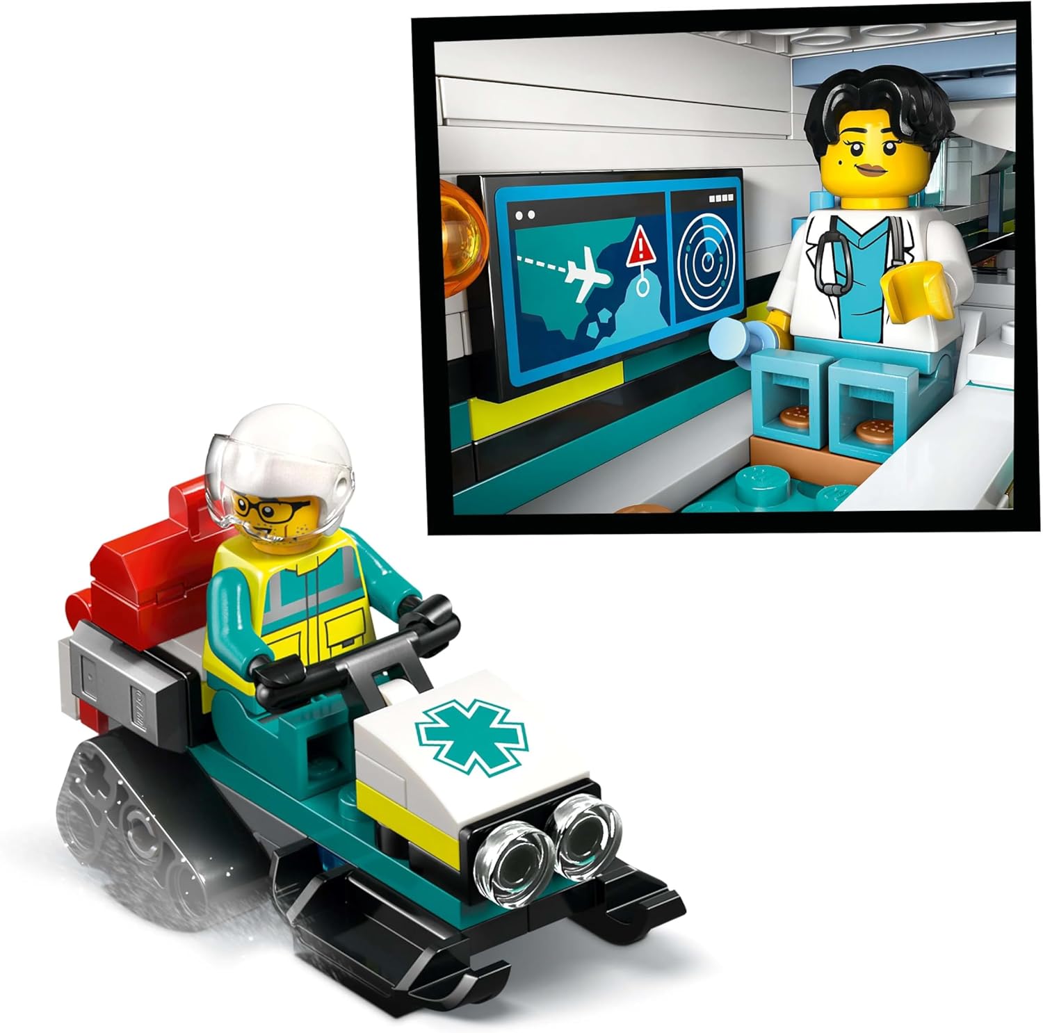 LEGO® City 60465 Notfallrettungsflugzeug LEGO® City 60465 Notfallrettungsflugzeug – Verpackung, Zubehör und Details sichtbar