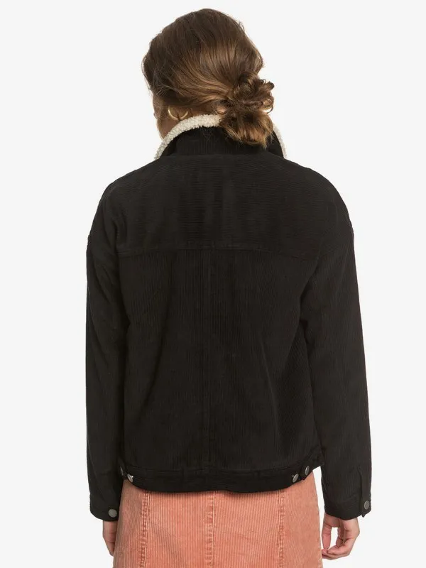 ROXY Good Fortune - Trucker-Jacke aus Kord für Frauen GR. XS