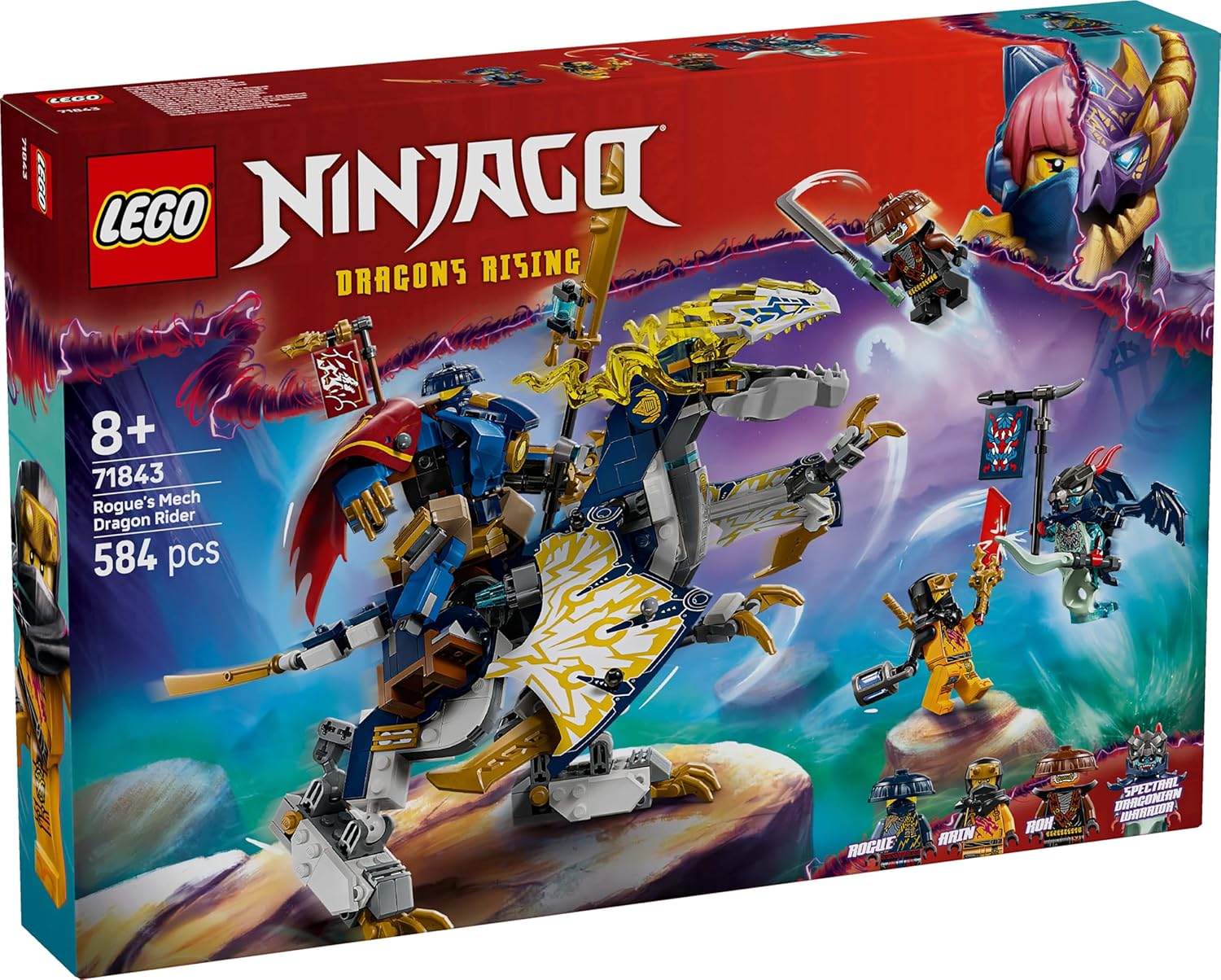 LEGO® NINJAGO® Rogues Mech Drachenreiter 71843