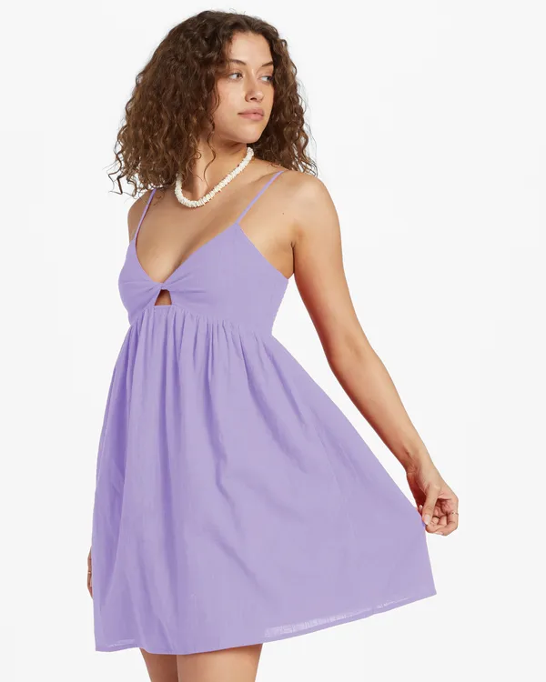 Billabong Kleid Damen Flieder GR. L