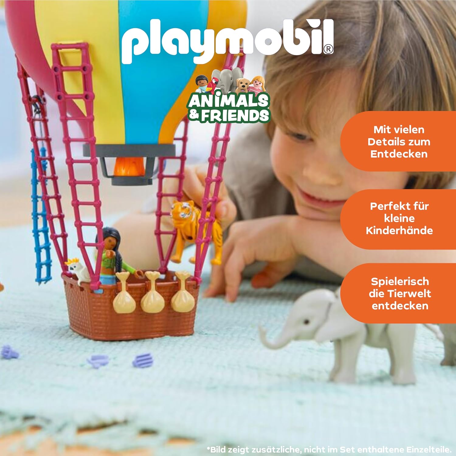 PLAYMOBIL 71853 ballonreise Spielbereich, Leute, Person, Kind, Mädchen