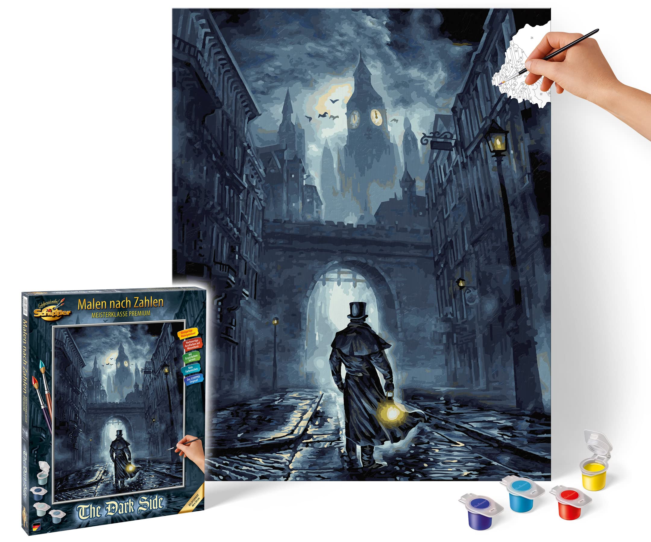 Schipper Mnz The Dark Side Ausdrucksstarkes Malset Mit Kontrastmotiv 609130889 Schipper, Mnz, The, Dark, Side, Ausdrucksstarkes, Malset, Mit, Kontrastmotiv, 609130889, Pinsel, Malerei, Erwachsener, Mann, Person
