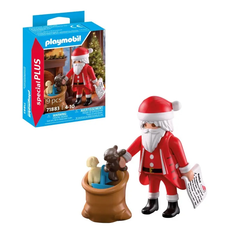 PLAYMOBIL 71883 Weihnachtsmann mit Wunschzettel Festlicher Spielspaß zur Weihnachtszeit