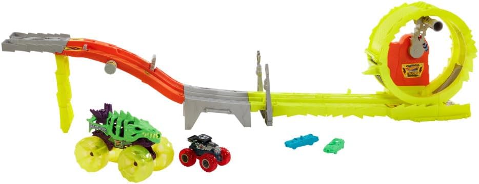 Hot Wheels Monster Trucks Power Verfolgungsjagd HXT05 Spielzeug