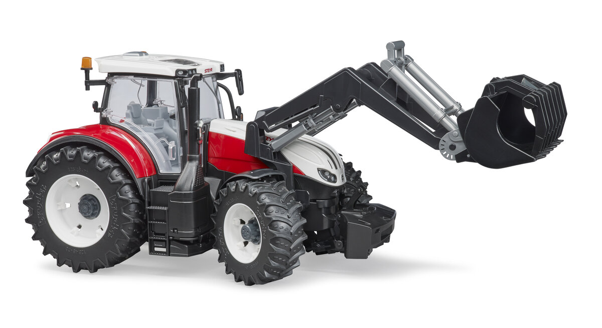 Bruder 03181 Steyr 6300 Terrus Cvt Mit Frontlader Bruder, 03181, Steyr, 6300, Terrus, Cvt, Mit, Frontlader, Maschine, Rad, Traktor, Fahrzeug, Bulldozer