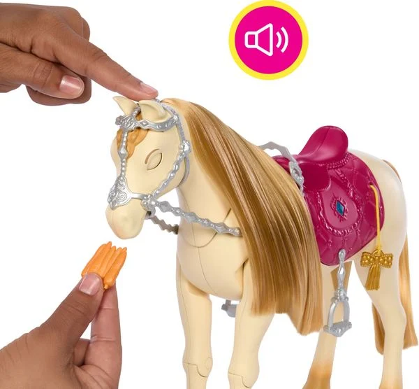 Barbie® Mysteries - Interaktives Pferd mit Geräuschen, Musik & Zubehör, HXJ42