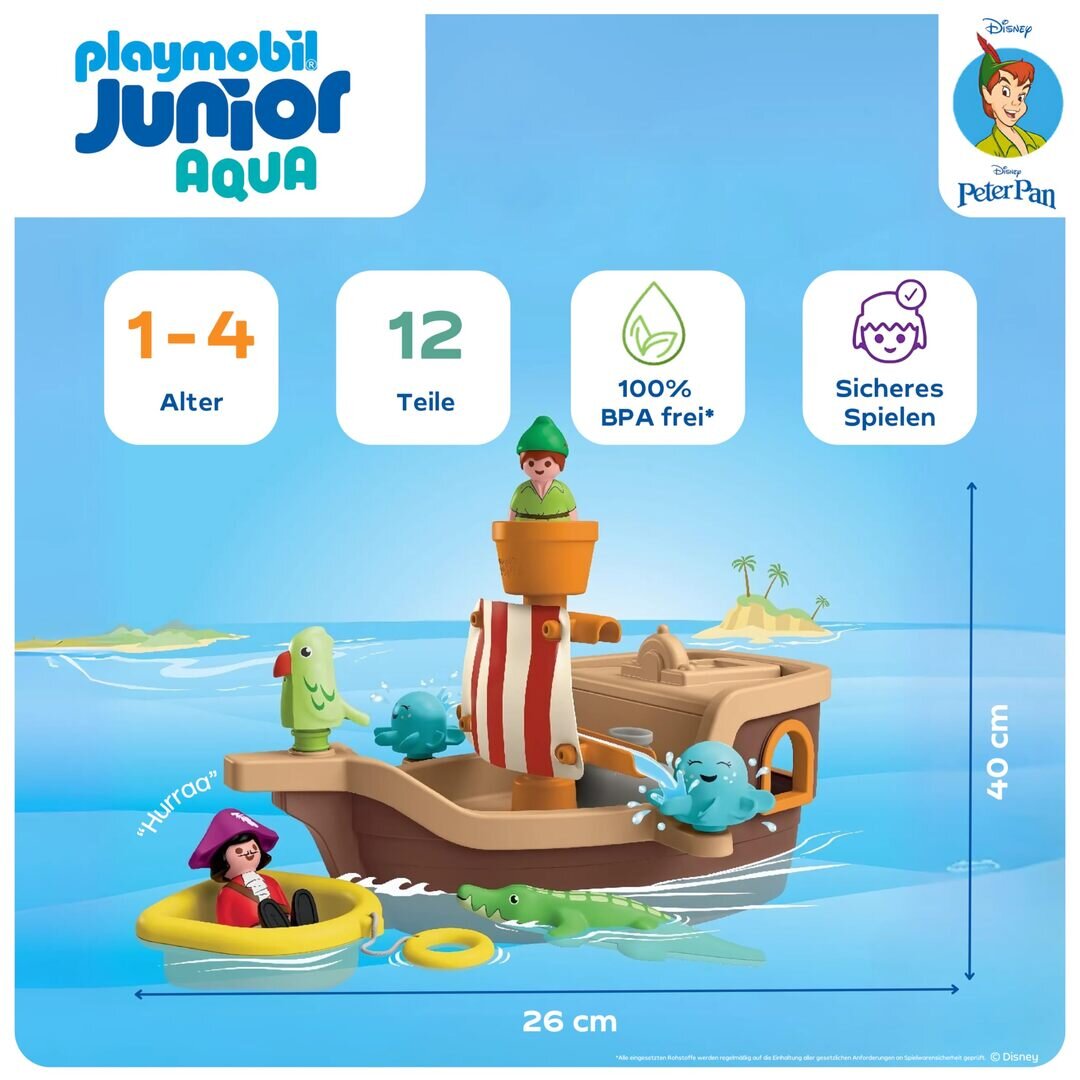PLAYMOBIL 71769 JUNIOR DISNEY PETER PANS PIRATENSCHIFF